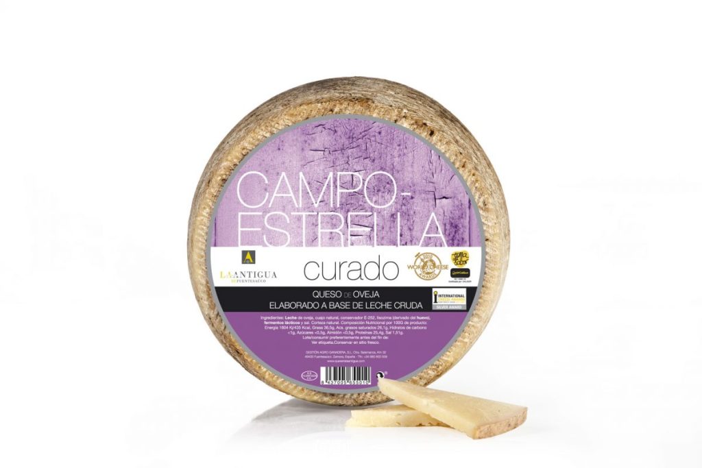 Queso curado de oveja campoestrella.