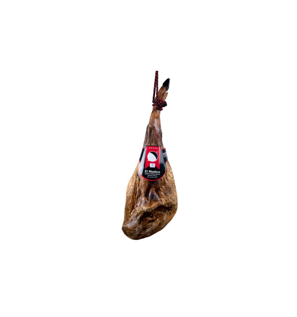 Jamón de bellota 50% raza ibérica.
