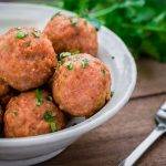 Albóndigas de cerdo y ternera.