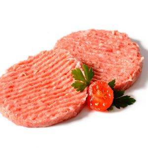 Hamburguesa mixta de cerdo y ternera.