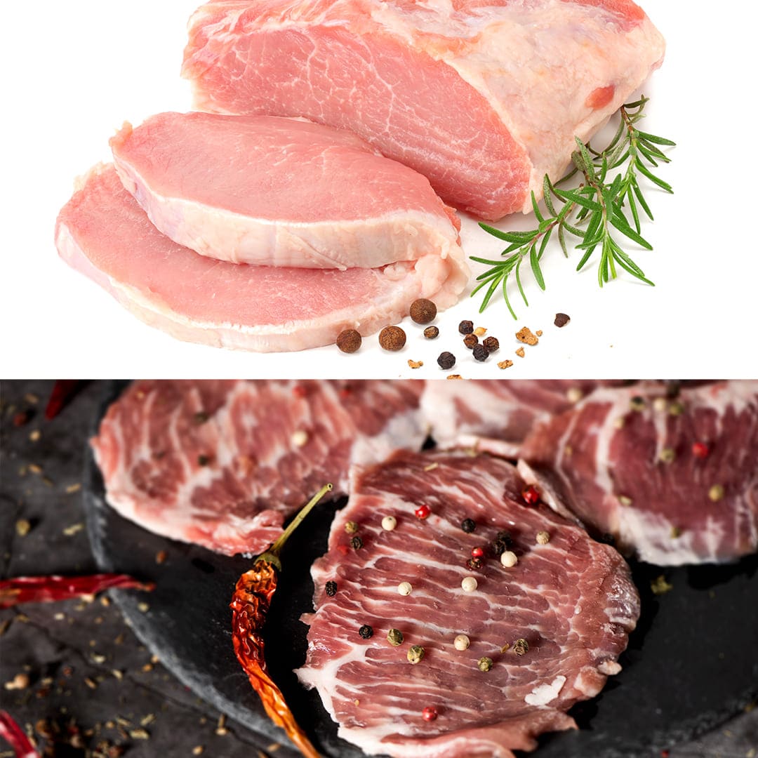 La diferencia entre cerdo ibérico y cerdo blanco