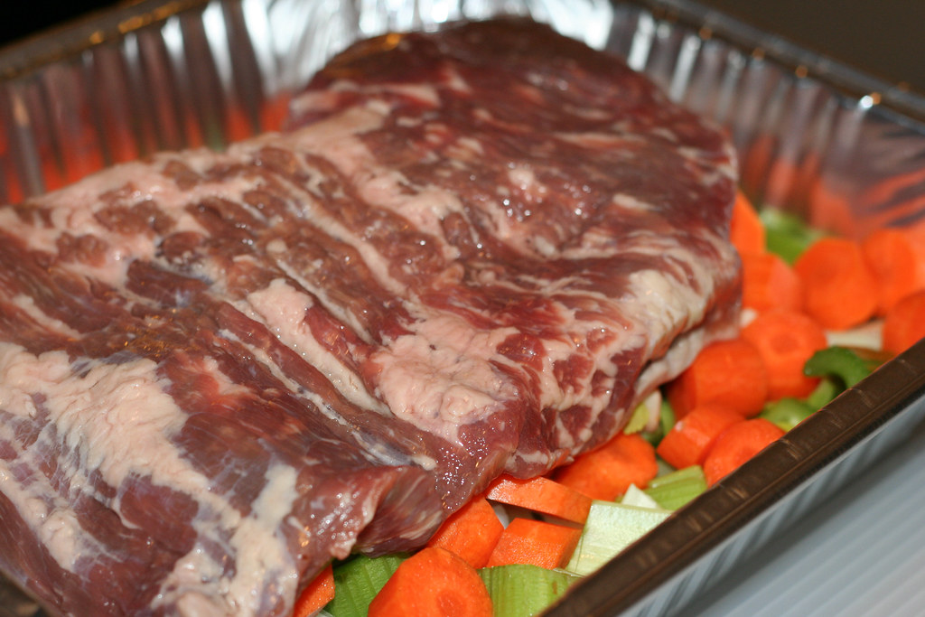 Pecho de vacuno entero (brisket) en crudo